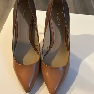 Aldo  Tan Pointed Heels  - size 8